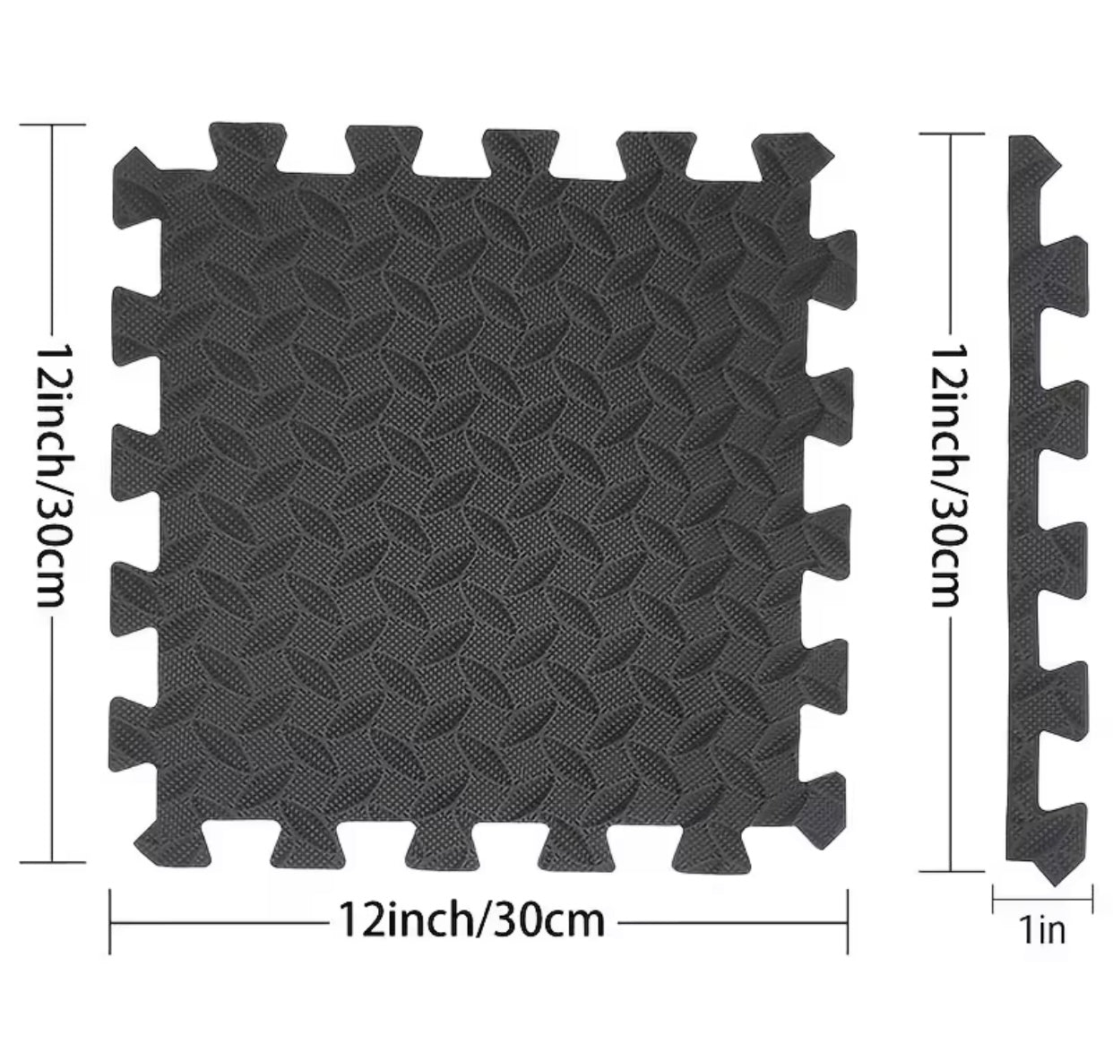 30x30cm 16 Pcs Interlocking Gym and Yoga Non-Slip Flooring