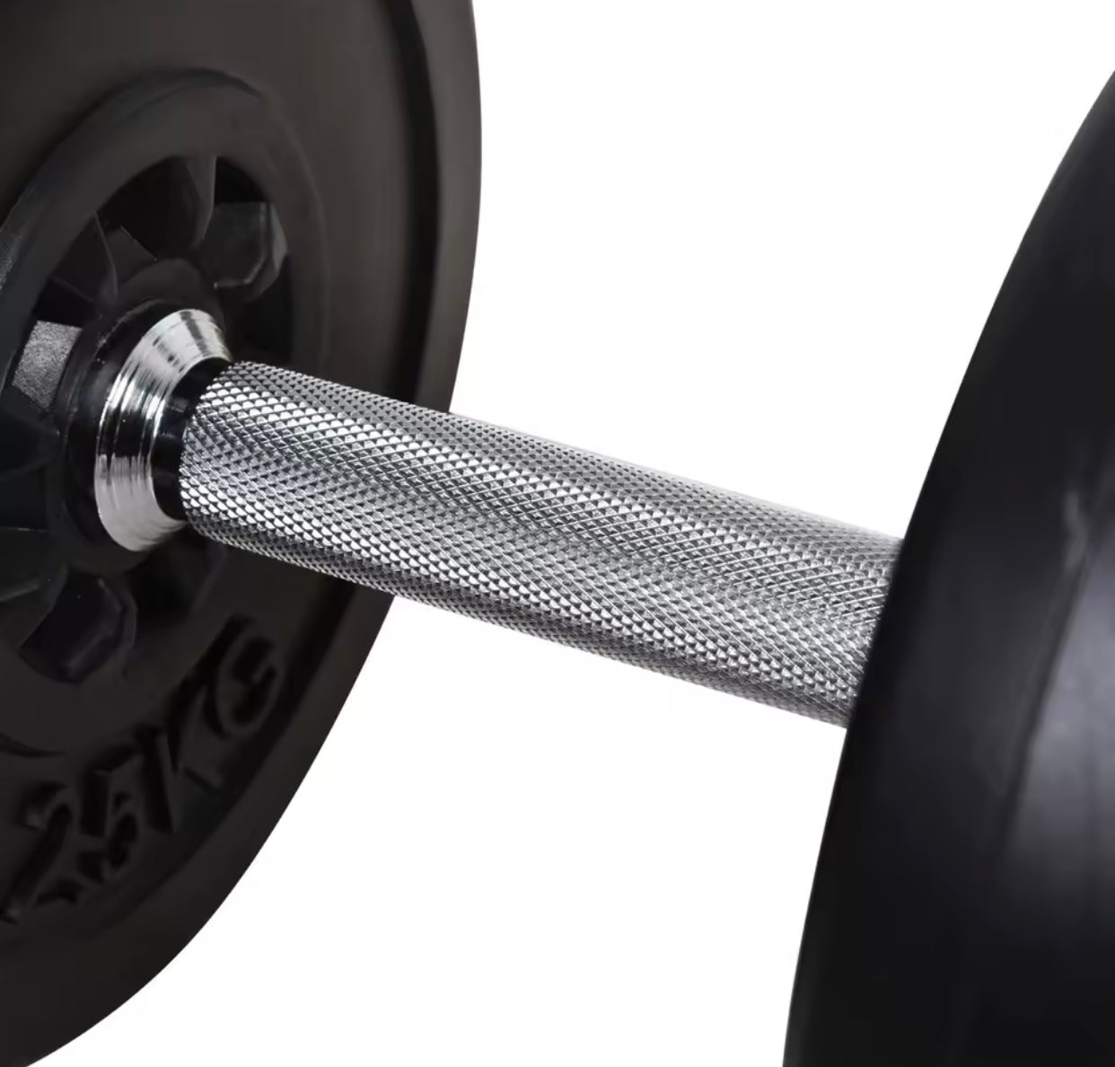65kg Adjustable Barbell Weights Set, 2-in-1 Dumbbells and Barbell