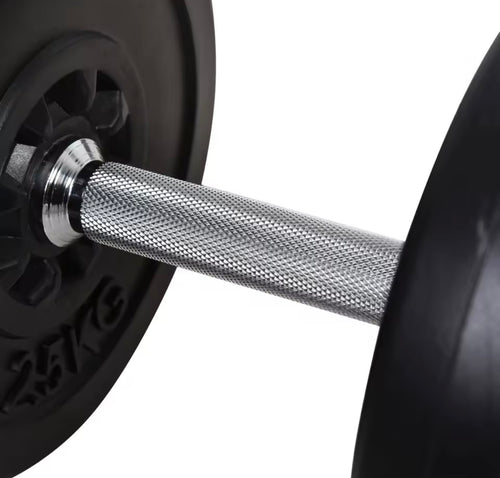 65kg Adjustable Barbell Weights Set, 2-in-1 Dumbbells and Barbell