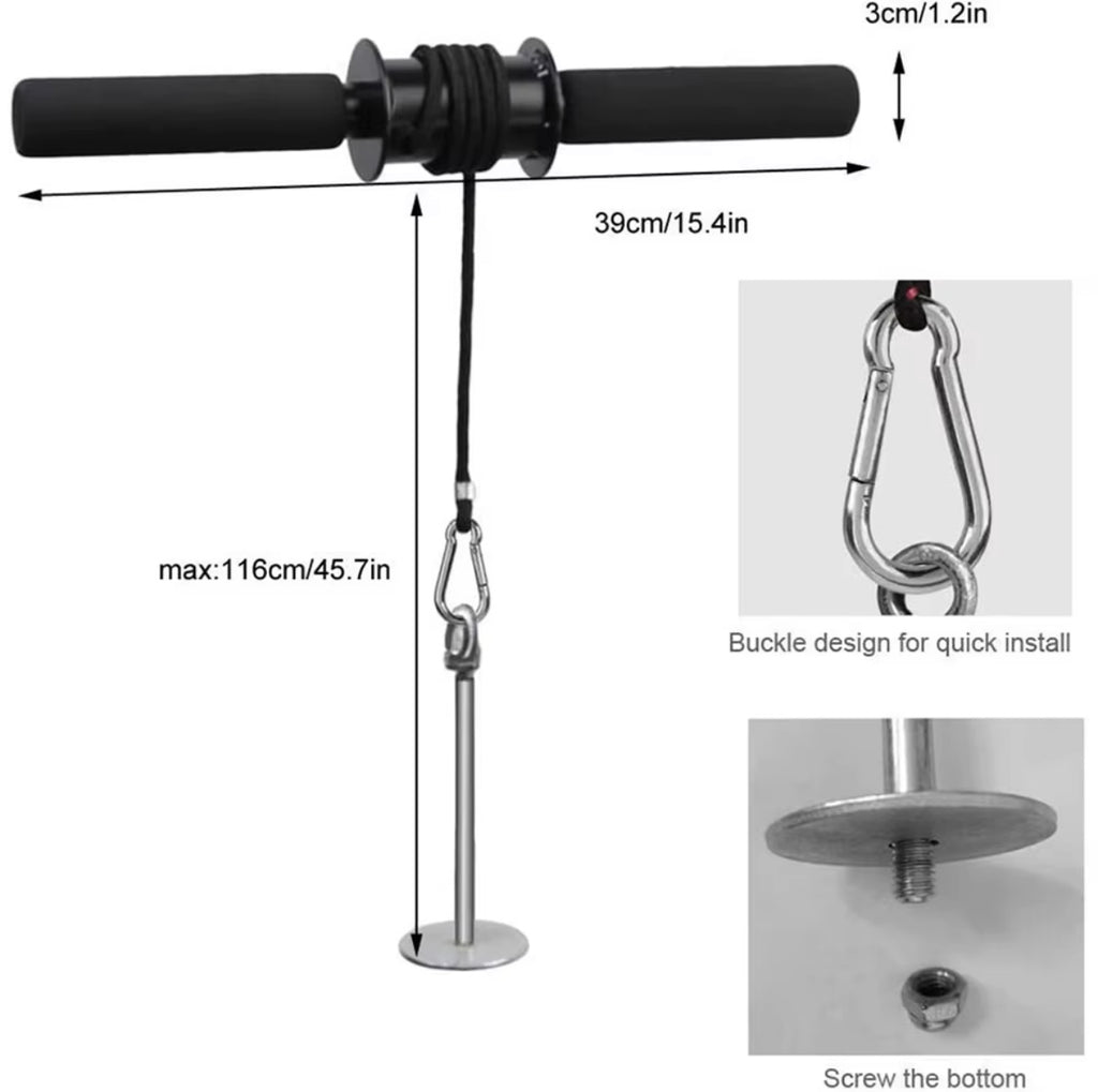 Wrist Forearm Blaster Arm Muscle Strength Trainer Exerciser Forearm Roller