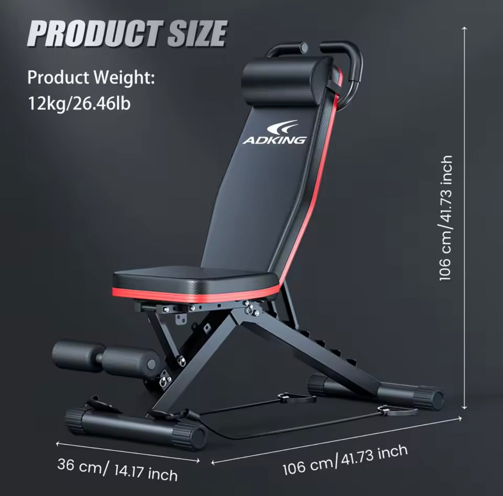 Adjustable Foldable Weight Bench