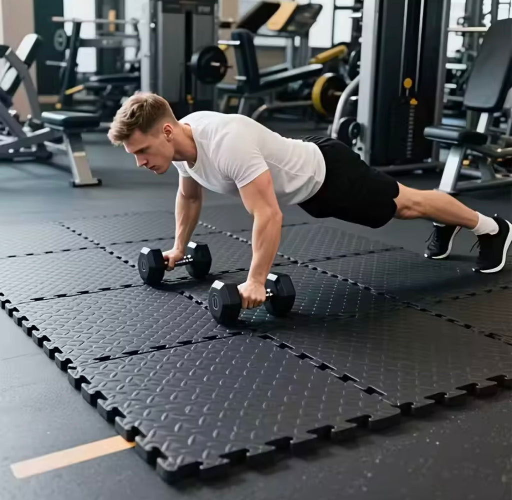 30x30cm 16 Pcs Interlocking Gym and Yoga Non-Slip Flooring