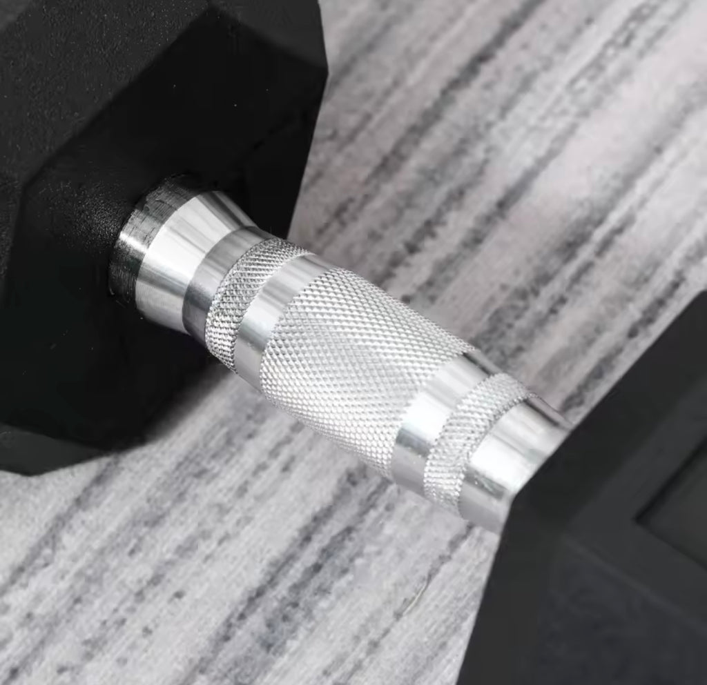 2x15kg Rubber Hex Dumbbell
