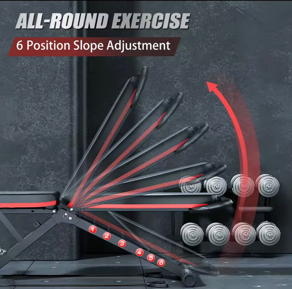 Adjustable Foldable Weight Bench